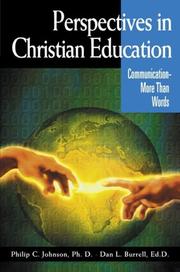 Cover of: Perspectives in Christian Education Communication - More Than Words