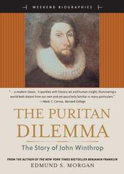 The Puritan dilemma by Edmund Sears Morgan