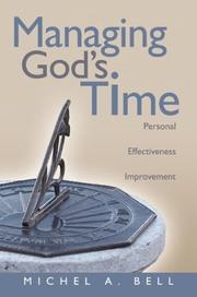 Cover of: Managing God's Time: Personal Effectiveness Improvement