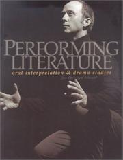 Cover of: Performing Literature by Diana Smith