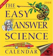 Cover of: The Easy Answer Science: 2008 Day-to-Day Calendar