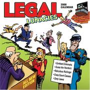 Cover of: Legal Lunacies: 2008 Day-to-Day Calendar