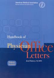 Cover of: Handbook of physician office letters