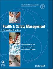 Cover of: Health & safety management for medical practices by Linda F. Chaff