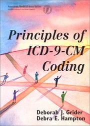 Cover of: Principles of ICD-9-CM coding