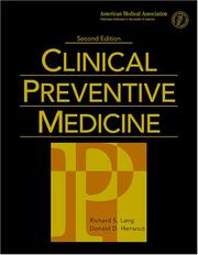 Cover of: Clinical Preventive Medicine by Donald D. Hensrud