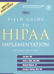 Cover of: Field Guide to Hipaa Implementation | David C. Kibbe