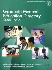 Cover of: Graduate Medical Education Directory 2005-2006 (Graduate Medical Education Directory)