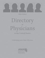 Cover of: Directory of Physicians in the United States by American Medical Association.