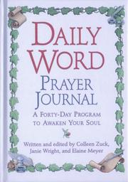 Cover of: Daily word prayer journal by Colleen Zuck