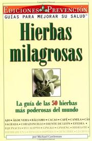 Cover of: Hierbas milagrosas | Michael Castleman
