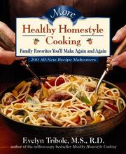 Cover of: More Healthy Homestyle Cooking: Family Favorites You'll Make Again And Again