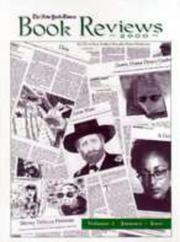 Cover of: The New York Times Book Reviews 2000 (New York Times Book Review (2v.)) by Staff Of The Ny