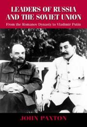 Cover of: Leaders of Russia and the Soviet Union by John Paxton