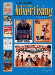 Cover of: The Advertising Age Encyclopedia of Advertising by Mcdonough