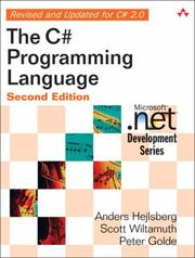 Cover of: C# Programming Language, The (2nd Edition) (Microsoft .NET Development Series) by Anders Hejlsberg, Scott Wiltamuth, Peter Golde