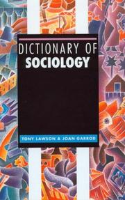 Cover of: Dictionary of sociology