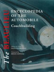 Cover of: The Beaulieu Encyclopedia of the Automobile: Coachbuilding