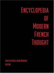 Cover of: Encyclopedia of Modern French Thought by Christo Murray