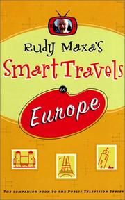 Cover of: Rudy Maxa's Smart Travels in Europe