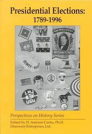 Cover of: Presidential elections, 1789-1996