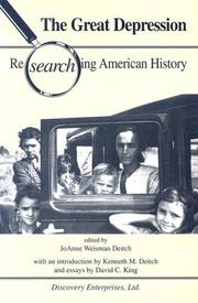 Cover of: The Great Depression