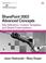 Cover of: SharePoint 2003 advanced concepts