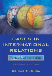 Cover of: Cases in International Relations by Donald Snow