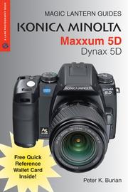 Cover of: Konica Minolta Maxxum 5D/Dynax 5D
