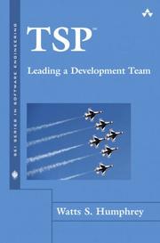 Cover of: TSP(SM)-Leading a Development Team (SEI Series in Software Engineering)