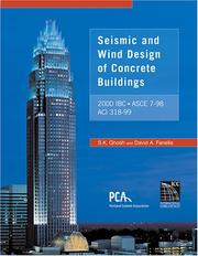 Cover of: Seismic and Wind Design of Concrete Buildings: (2000 IBC, ASCE 7-98, ACI 318-99)