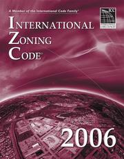 Cover of: 2006 International Zoning Code