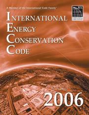 Cover of: International Energy Conservation Code 2006: Looseleaf Version (International Energy Conservation Code (Looseleaf))