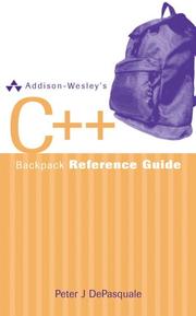 Cover of: Addison-Wesley's C++ Backpack Reference Guide