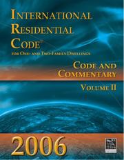 Cover of: 2006 International Residential Code by International Code Council., International Code Council.