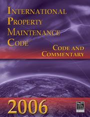 Cover of: 2006 Intl Property Maintenance Code: Code & Commentary