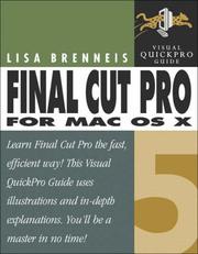 Final Cut Pro 5 for Mac OS X by Lisa Brenneis