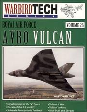 Cover of: Royal Air Force Avro Vulcan - WarbirdTech Volume 26 (WarbirdTech) by Kev Darling
