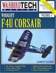 Cover of: Vought F4U Corsair by Barrett Tillman