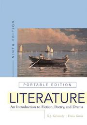 Cover of: Literature: An Introduction to Fiction, Poetry, and Drama, Portable Edition