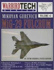 Cover of: Mikoyan-Gurevich MiG-29 WarbirdTech Volume 41 (WarbirdTech) by Yefim Gordon