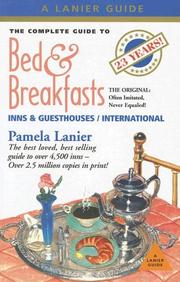 Cover of: Complete Guide to Bed & Breakfasts, Inns & Guesthouses/International (Complete Guide to Bed and Breakfasts, Inns and Guesthouses)