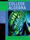 Cover of: A graphical approach to college algebra.