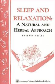 Cover of Sleep and Relaxation: A Natural and Herbal Approach