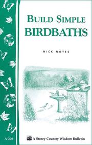 Cover of: Easy-to-build birdbaths