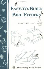 Cover of: Easy-to-build bird feeders by Mary Twitchell