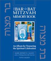 Cover of: The Bar/Bat Mitzvah Memory Book by Jeffrey K. Salkin, Nina Salkin