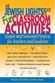 Cover of: The Jewish Lights book of fun classroom activities