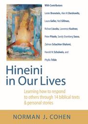 Cover of: Hineini in Our Lives by Norman J. Cohen