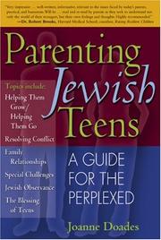 Cover of: Parenting Jewish Teens by Joanne Doades